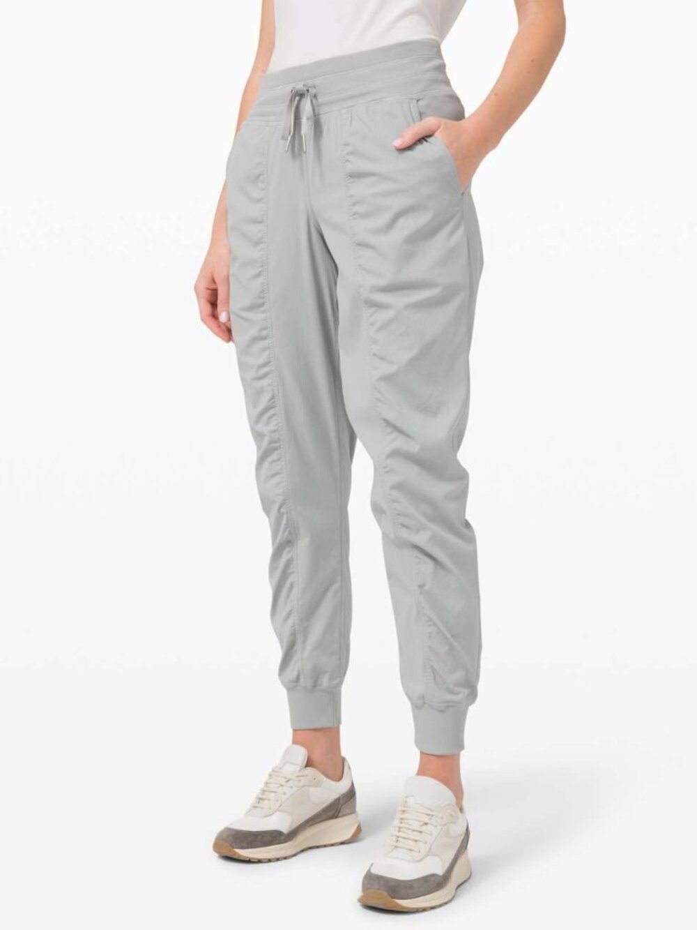 Lululemon Athletica Women's Dance Studio Jogger Pants in Silver Drop Size 4